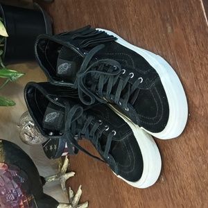 Vans Suede Fringed High Tops